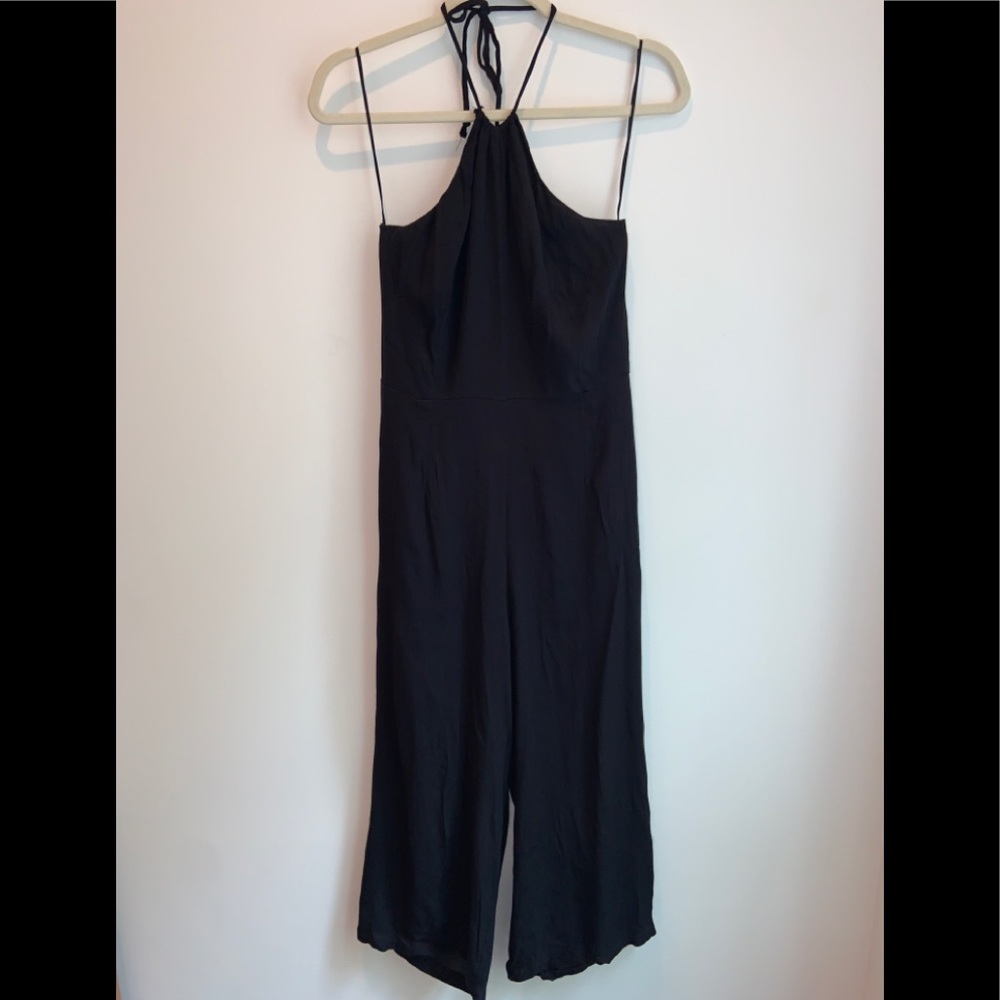 Black Romper Pants with halter top